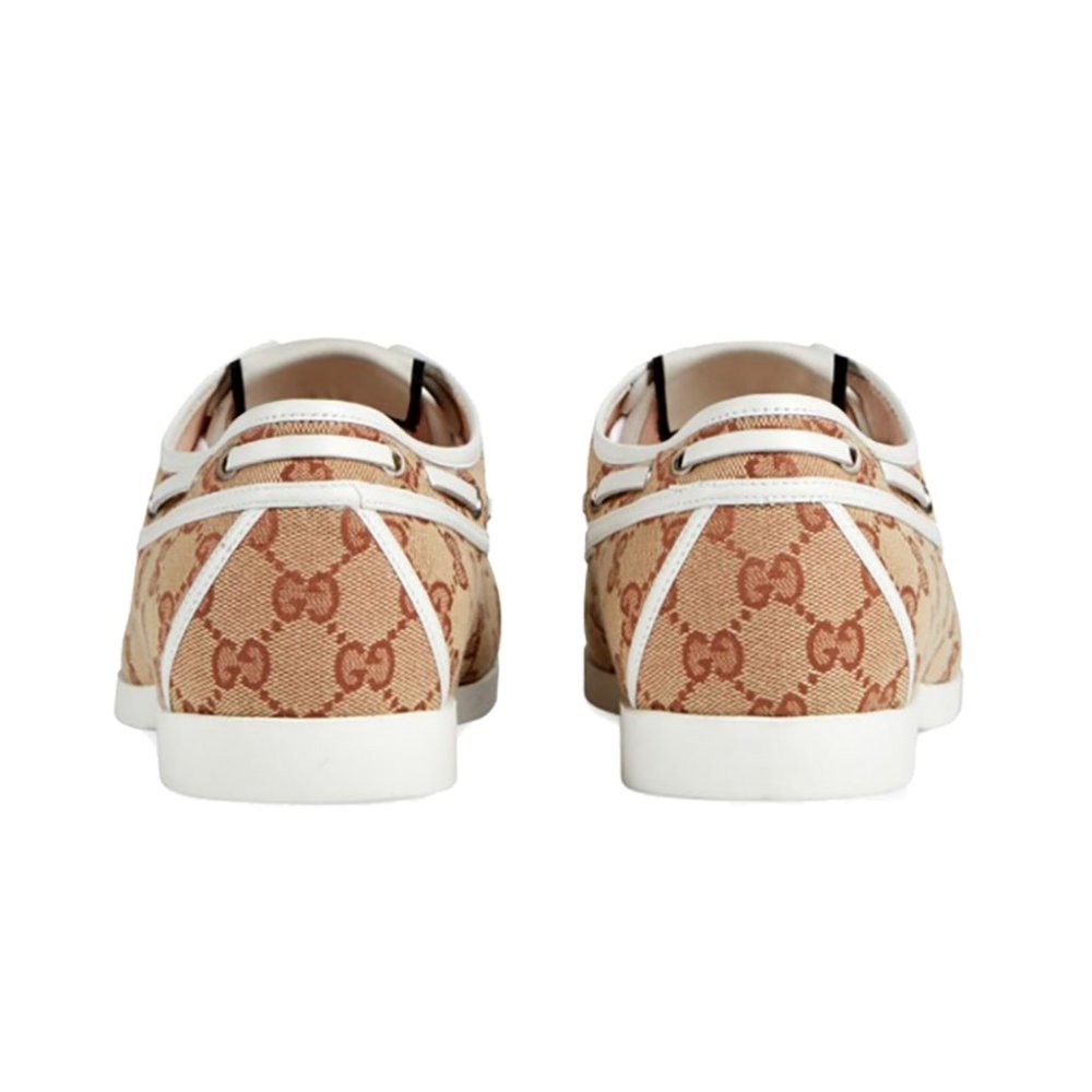 Gucci Men's Original GG Canvas Boat Shoes - Picture 4 of 10